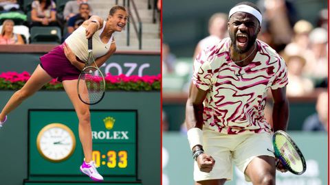 Sabalenka and Tiafoe make statement wins to reach maiden Indian Wells semifinals