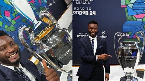 Mikel Obi and Champions League: Super Eagles midfielder celebrates draw participation