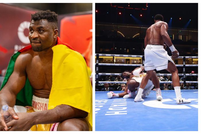 Francis Ngannou heading to the hospital