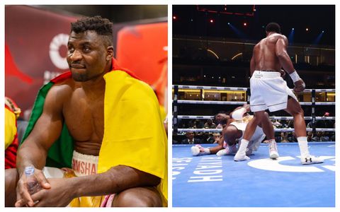 Still going to run some medical check-ups - Francis Ngannou heading to the hospital after Joshua’s knockout blow