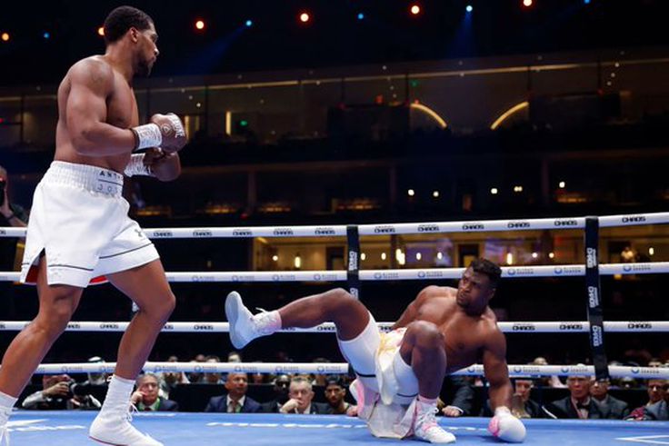 Anthony Joshua helps repays Kamaru Usman for Francis Ngannou