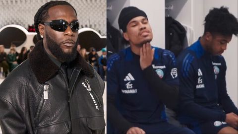 Burna Boy: Strasbourg players vibe to Lambo viral freestyle