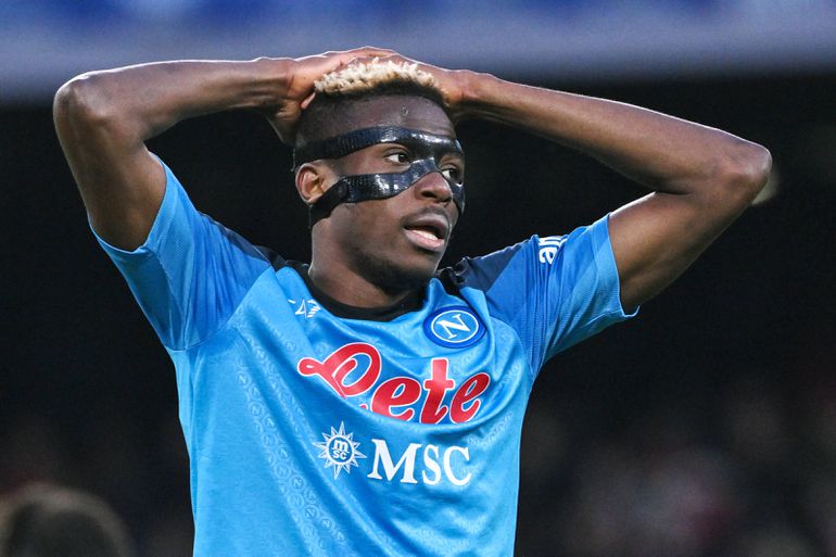 Osimhen returned from an injury layoff for Napoli