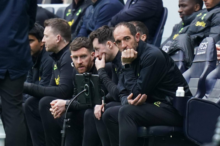Tottenham Hotspur interim manager Cristian Stellini during the Premier League match at the Tottenham Hotspur Stadium,