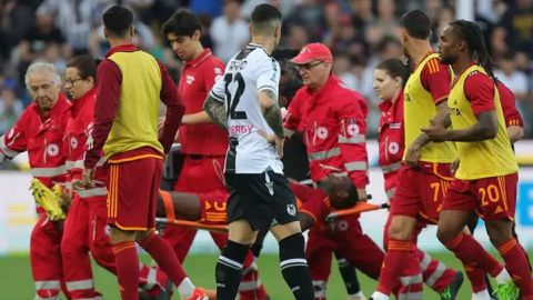 Evan Ndicka: What caused Roma star collapse during Udinese match