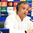 UEFA Champions League 2023/24 Luis Enrique head coach of PSG during the press conference before the UEFA Champions League quarter-final second leg match between FC Barcelona || Image credit: Imago