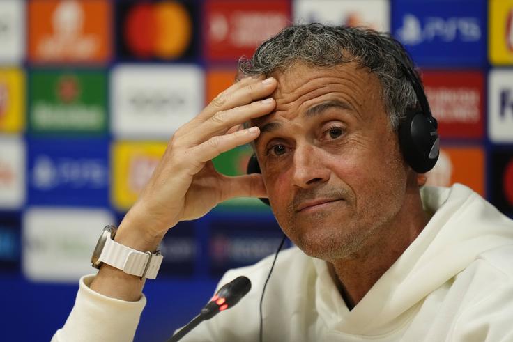 Luis Enrique head coach of PSG. || Image credit: Imago