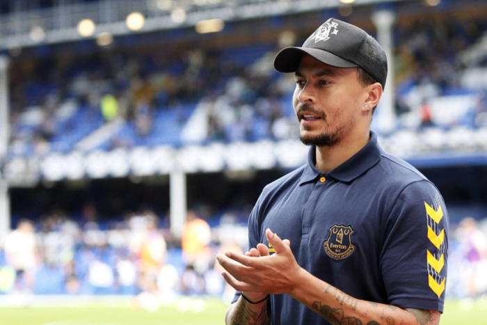 Dele Alli at Goodison Park || Image credit: Imago