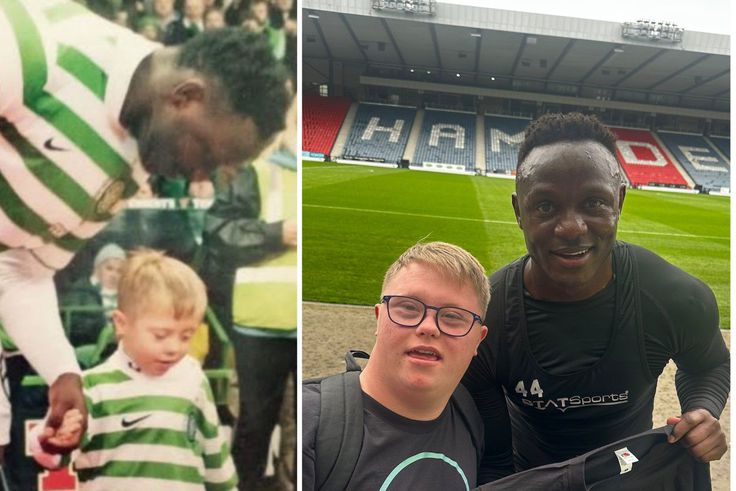 Victor Wanyama Reunites with Former Celtic Mascot After 12 Years in Heartwarming Moment