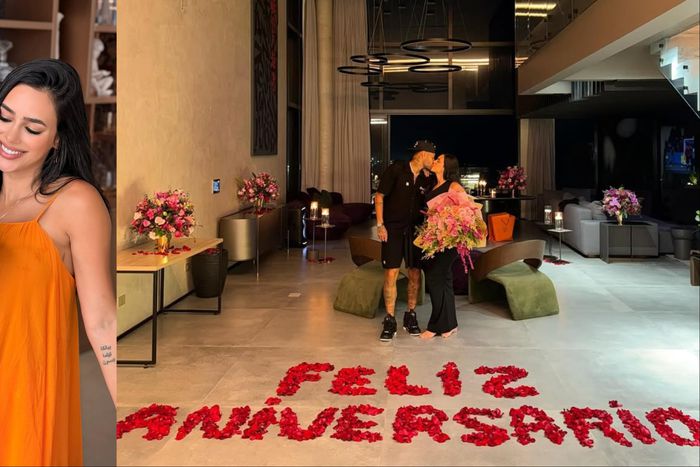 Neymar celebrates partner Bruna Biancardi on her 31st Birthday with a Romantic Gesture.