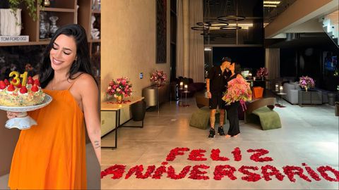 Neymar celebrates Bruna Biancardi on 31st birthday