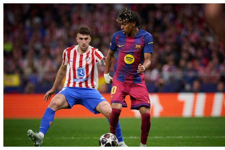 Atletico Madrid star tasked with marking Yamal hails youngster's quality