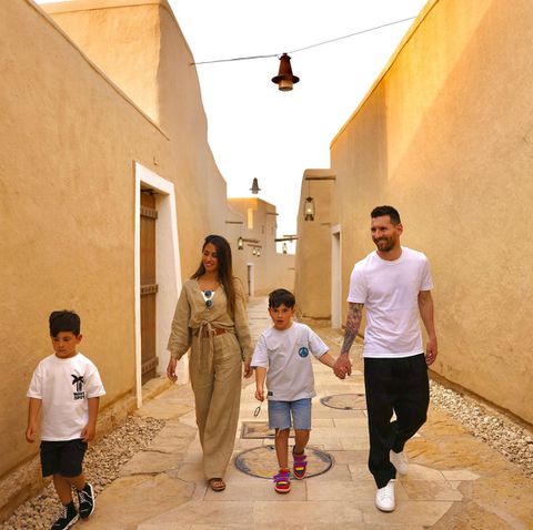 Lionel Messi went on a guided tour of Diriyah and dined at Al-Bujairi Terrace.