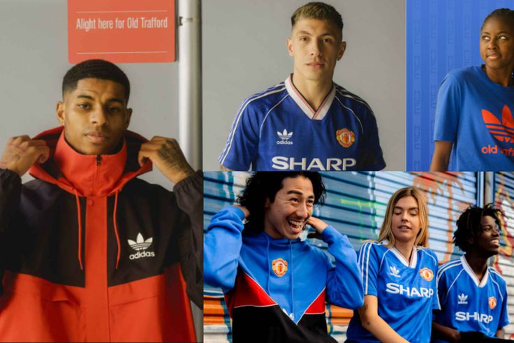The new Manchester United Originals collection is in collaboration with international sports brands Adidas.