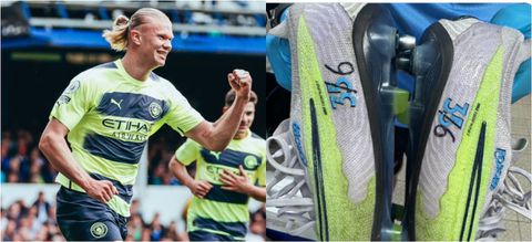 Haaland celebrates 36th PL goal in style, sends subtle message to kit giants Nike