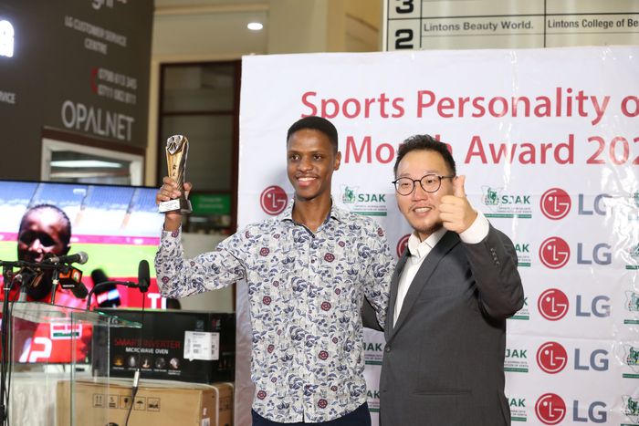 Rally driver McRae Kimathi wins the January LG Sports Personality of the Month Award.