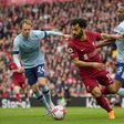 Mohamed Salah in action for Liverpool
