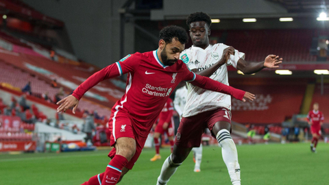 Leicester vs Liverpool: Salah joins Arsenal's Saka in elite club
