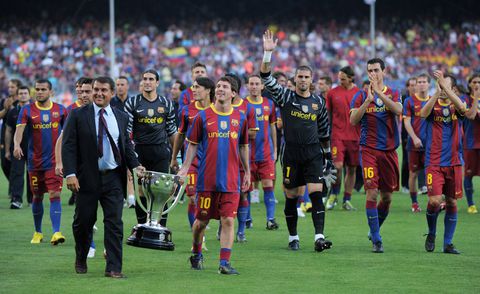 Barcelona president promises Messi return talks after LaLiga title win