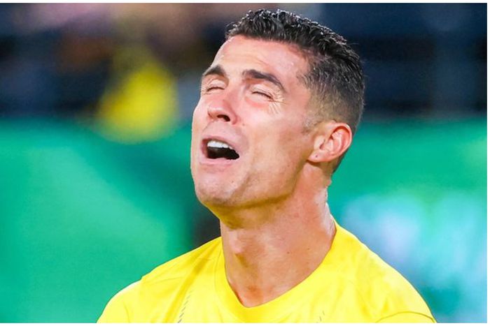 Cristiano Ronaldo close to tears after an open net miss knocked Al Nassr out of Champions League.