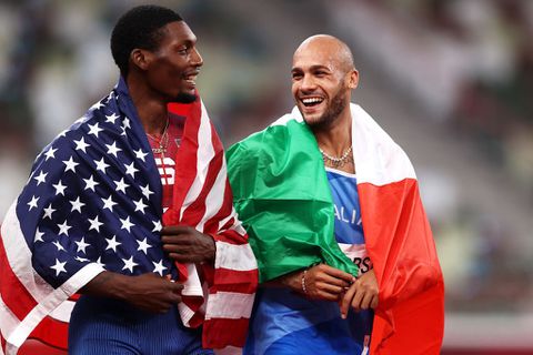 Marcell Jacobs laughs at Fred Kerley's bold claim of breaking Usain Bolt's 100m World Record