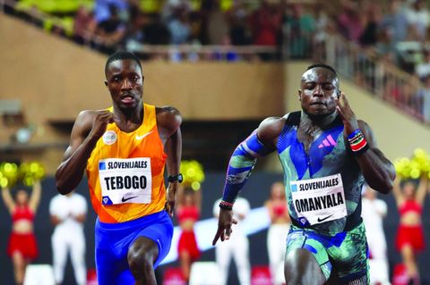 Letsile Tebogo claps back at Ferdinand Omanyala for claiming he is the king of African sprint