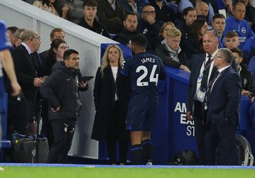 Reece James sent off as Chelsea strengthen their hold on remaining Europa League position