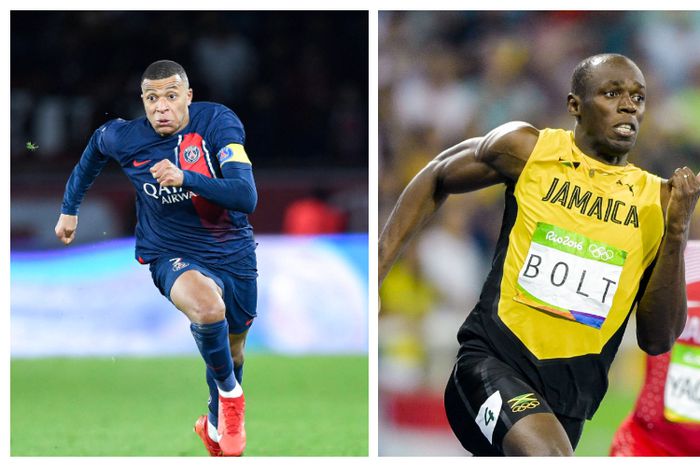 Kylian Mbappe accepts Usain Bolt’s challenge