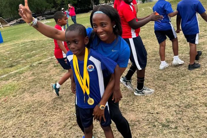 Shelly-Ann Fraser-Pryce son