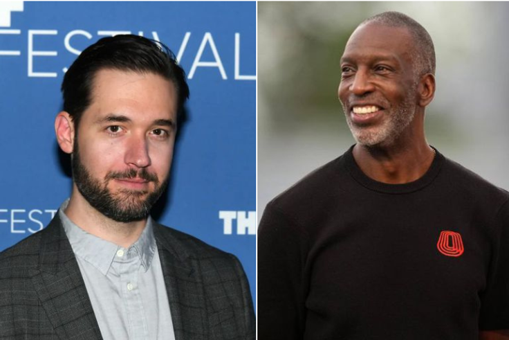 Alexis Ohanian and Michael Johnson