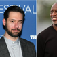 Alexis Ohanian and Michael Johnson