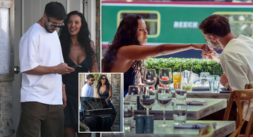 Ruben Dias kisses Maya Jama’s hand during lunch date as Love Island presenter finally confirms she's dating Man City star