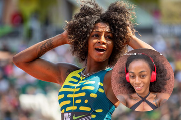 Sha'Carri Richardson flaunts her beautiful natural hair in training ahead of highly anticipated season opener