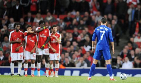 Cristiano Ronaldo Arsenal Manchester United Champions League