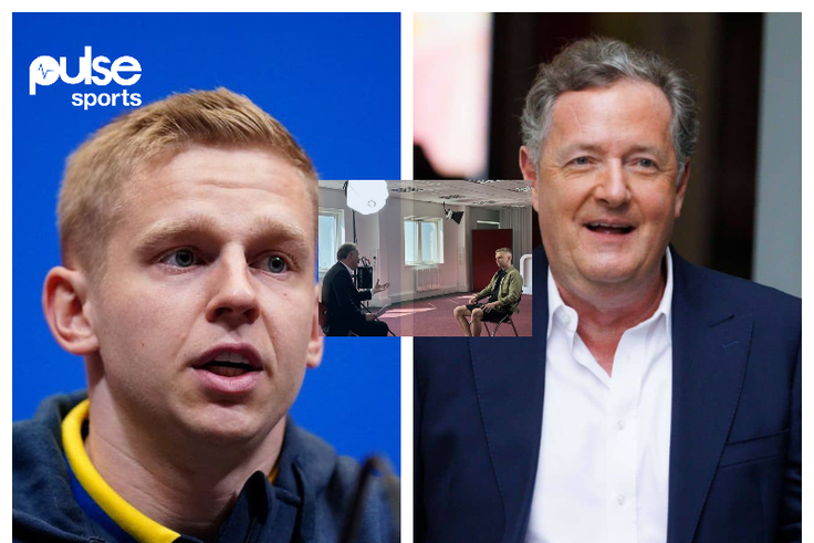 Zinchenko opens up to Piers Morgan in an interview