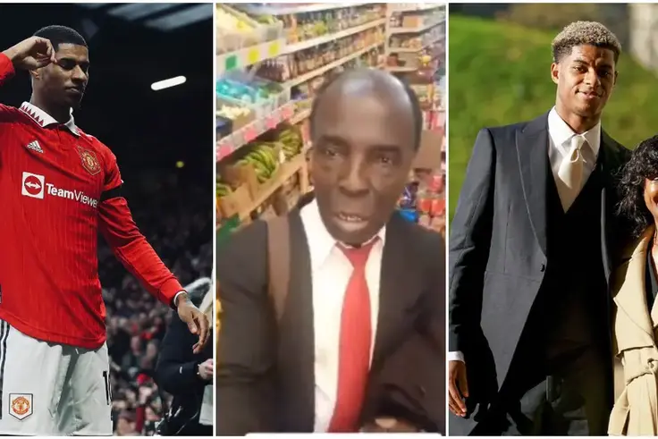Ex-Ghanaian footballer in the UK claims to be Rashford's father