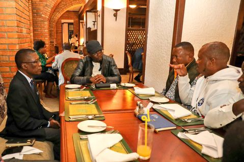 Namwamba meets Uganda ambassador for progress talks on  joint East Africa AFCON bid