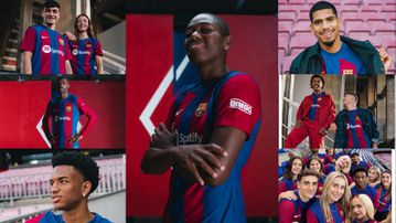 Asisat Oshoala models new Barcelona home kit for 2023/24 season