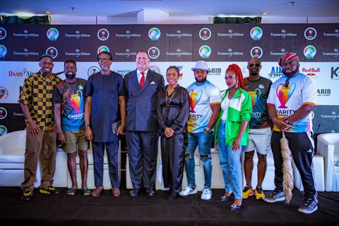 Eboue, Campbell, Pires, land in Abuja for Attom Charity Champions Cup