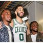 Ademola Lookman and Joe Aribo hang out with Jayson Tatum