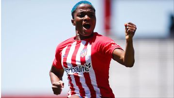 Rasheedat Ajibade: Watch Super Falcons star send Atletico Madrid to Champions League