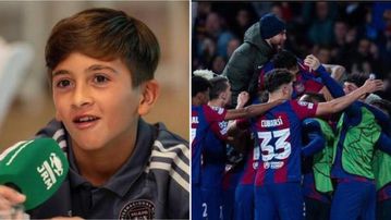 I want to play with him one day — Lionel Messi's son Thiago calls Barcelona star dream teammate