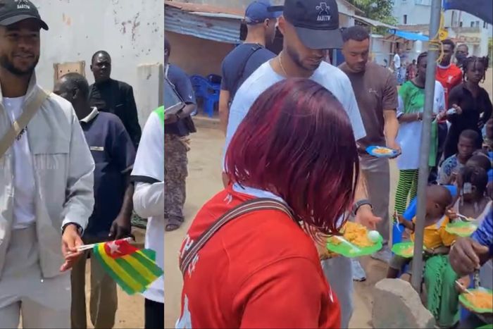 Liverpool star Cody Gakpo remembers African roots with visit to Togo for humanitarian work.