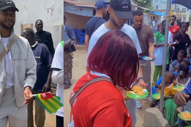 Liverpool star Cody Gakpo remembers African roots with visit to Togo for humanitarian work.