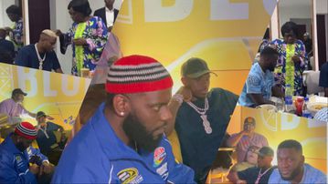 Super Eagles: Osimhen and Boniface get anointing from Odumodublvck's mother