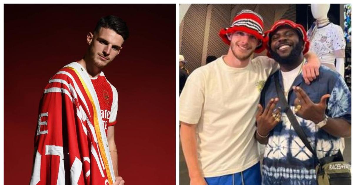 Declan Rice: Nigeria's Odumodu reacts to Arsenal using his song to ...