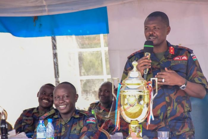 Eastleigh-MAB base commander Brigadier Samuel Kipkorir.