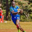 Denis Abukuse of Menengai Oilers in action.