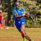 Denis Abukuse of Menengai Oilers in action.