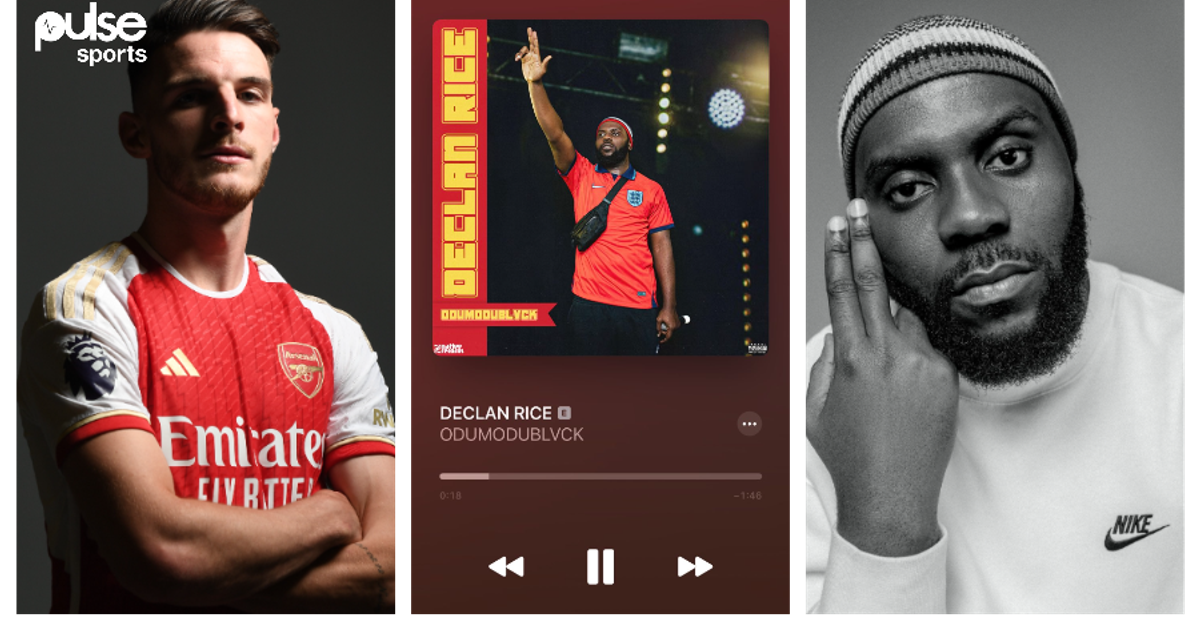 Odumodublvck to the world as Arsenal features his song on Declan Rice’s ...